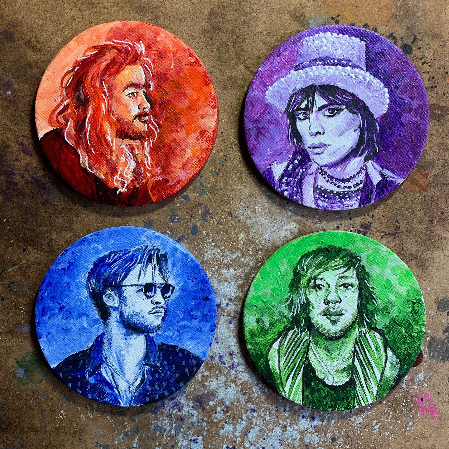 monochrome portraits of The Struts